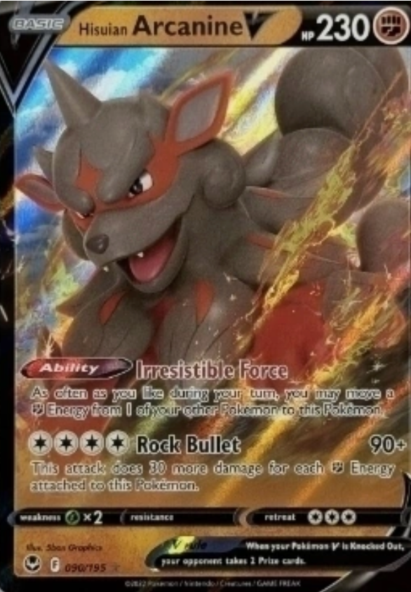 Hisuian Arcanine V 090/195