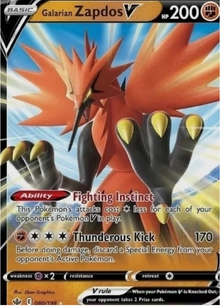 Galarian Zapdos V  080/198