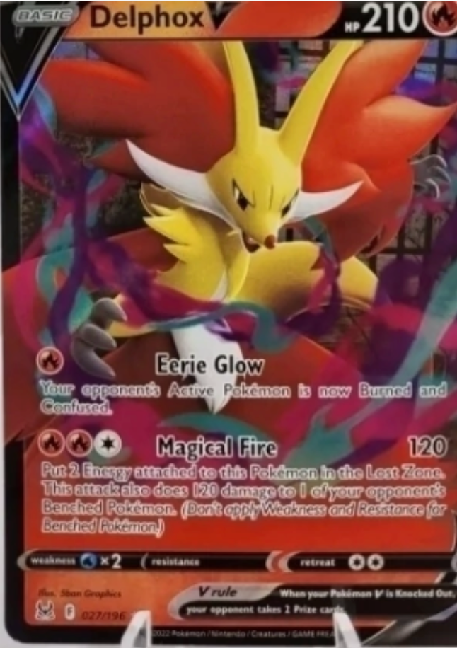 Delphox V 027/196