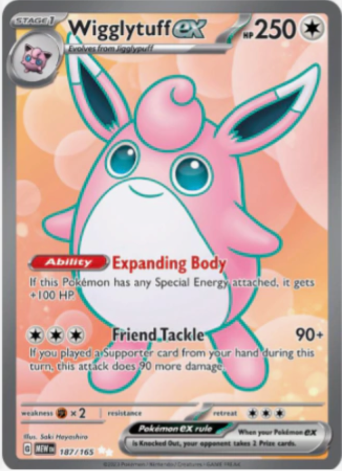 Wigglytuff EX 187/165