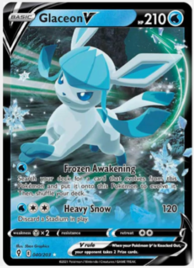 Glaceon V 040/203