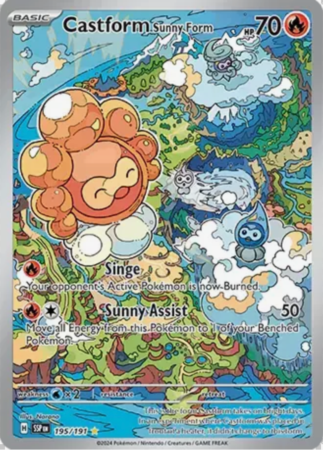 Castform sunny form 195/191