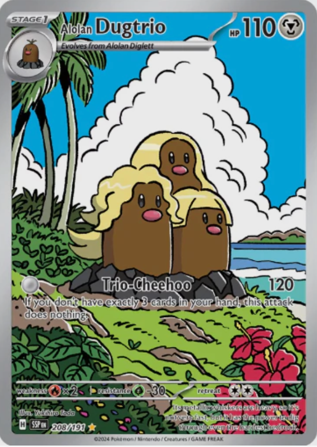 Alolan Dugtrio 208/191