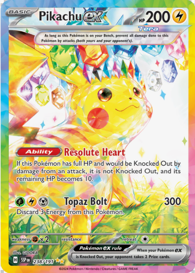 Pikachu EX 238/191