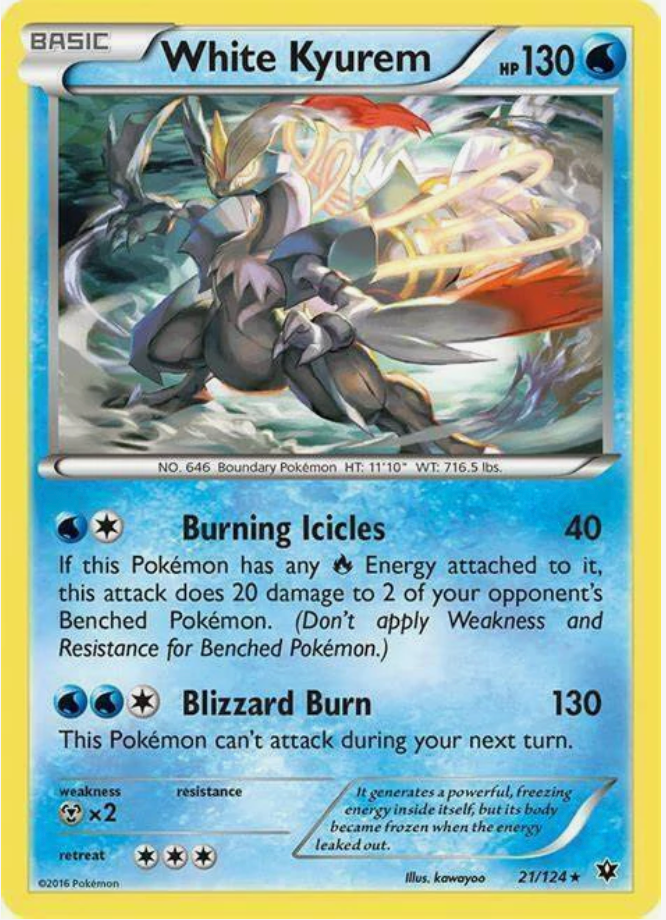 White kyurem 21/124