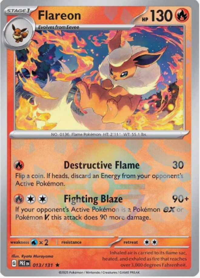 Flareon 013/131 Poke Ball