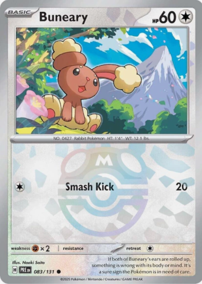 Buneary 083/131 Master ball