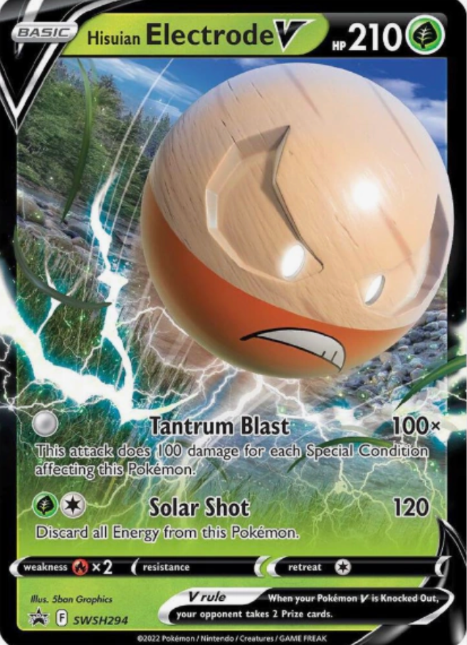 Hisuian Electrode V SWSH294