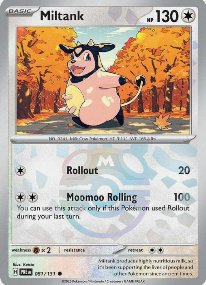 Miltank 081/131 Master Ball