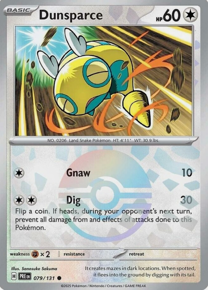 Dunsparce 079/131 Poke Ball