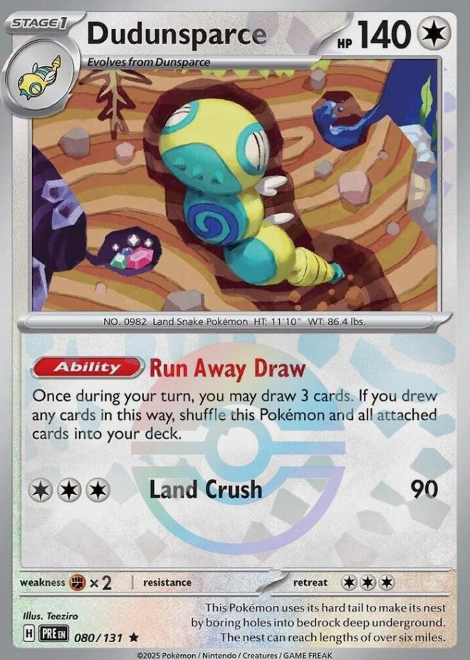 Dudunsparce 080/131 Poke Ball