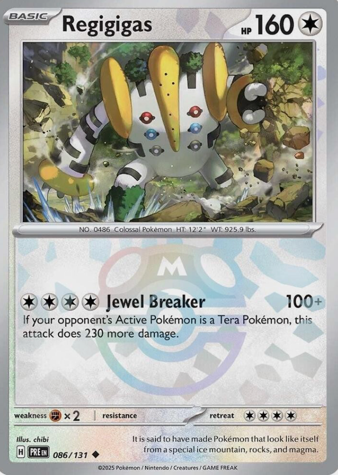 Regigigas 086/131 Master Ball