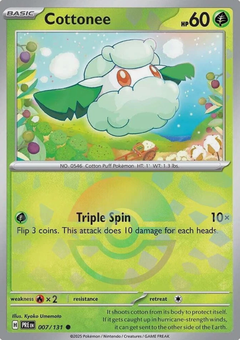Cottonee 007/131 Poke Ball
