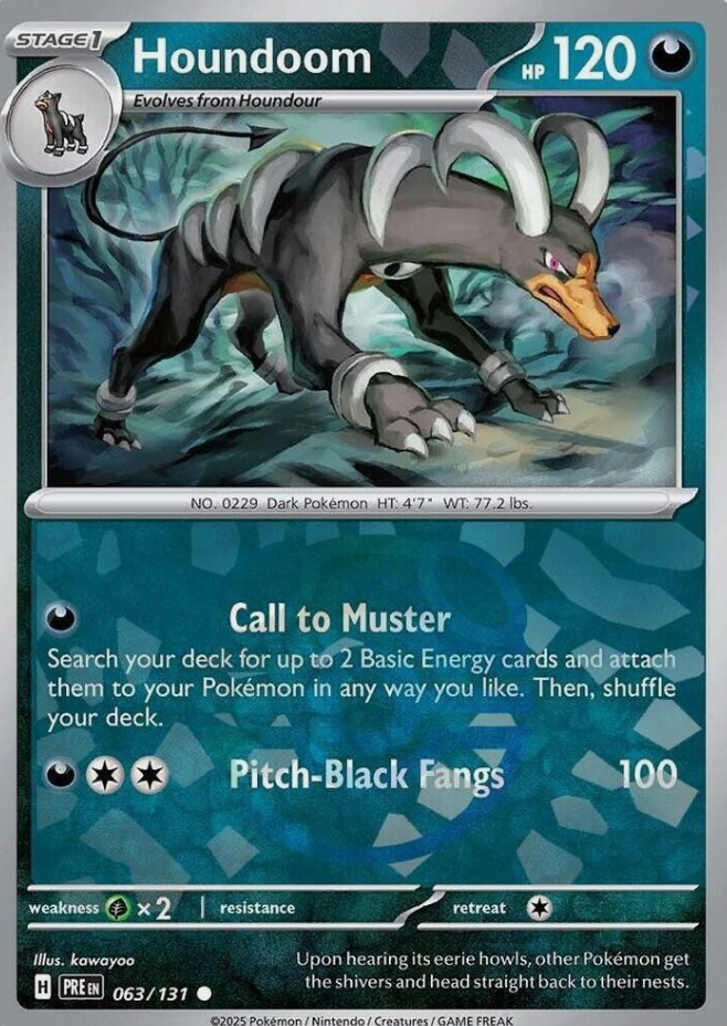 Houndoom 063/131 Master ball