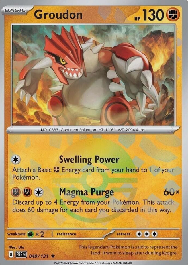Groudon 049/131 Poke Ball