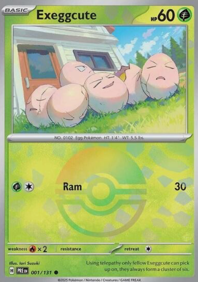 Exeggcute 001/131 Poke Ball
