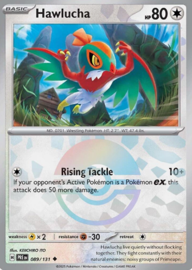 Hawlucha 089/131 Poke Ball