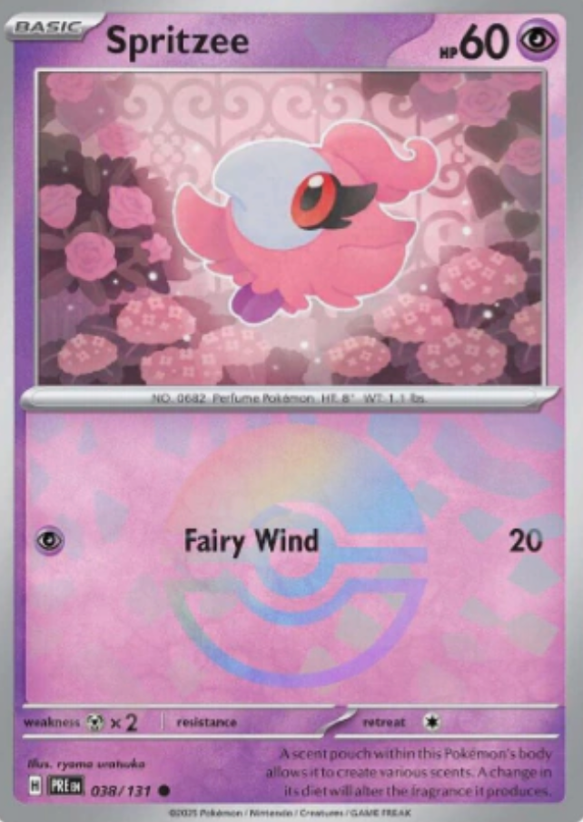 Spritzee 038/131 Poke Ball