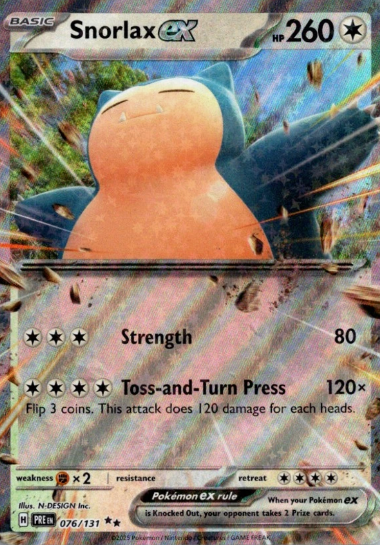 Snorlax EX 076/131