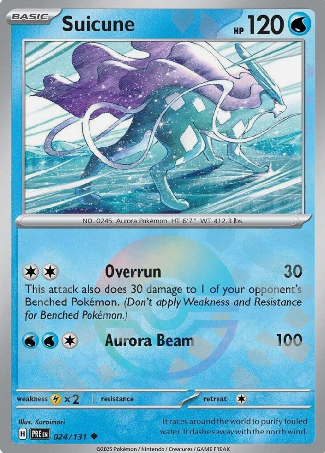 Suicune 024/131 Poke Ball