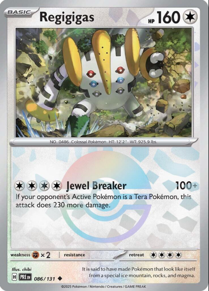 Regigigas 086/131 Poke Ball