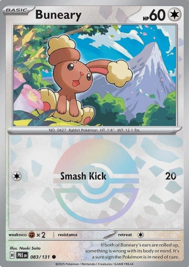 Buneary 083/131 Poke Ball
