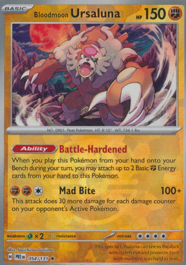 Bloodmoon Ursaluna 054/131 Master Ball
