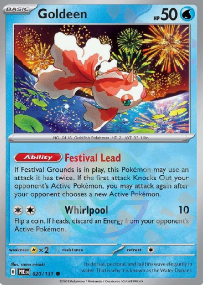 Goldeen 020/131 Poke Ball