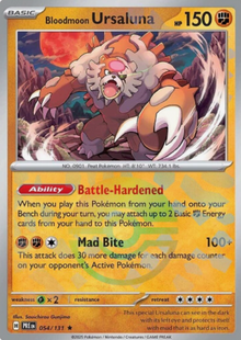 Bloodmoon Ursaluna 054/131 Poke Ball