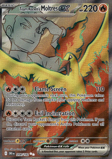 Team Rocket's Moltres EX 208/182