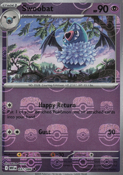 Swoobat 037/086 Master Ball