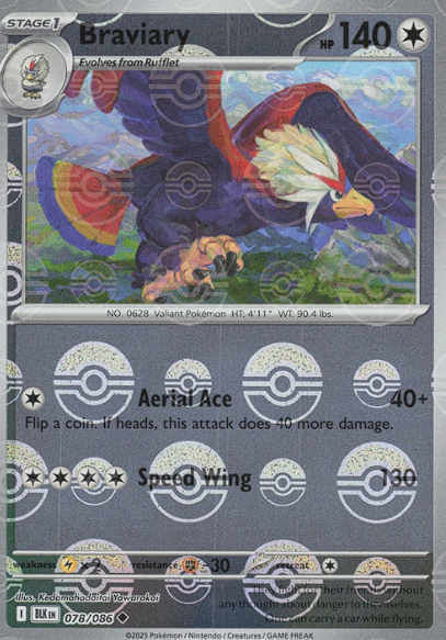 Braviary 078/086 Poke Ball