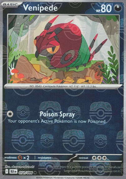 Venipede 054/086 Master Ball