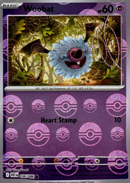 Woobat 036/086 Poke Ball