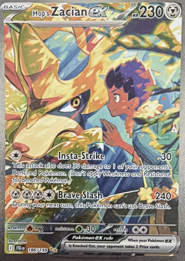 Hop's Zacian EX 186/159