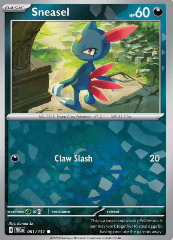 Sneasel 061/131 Poke Ball