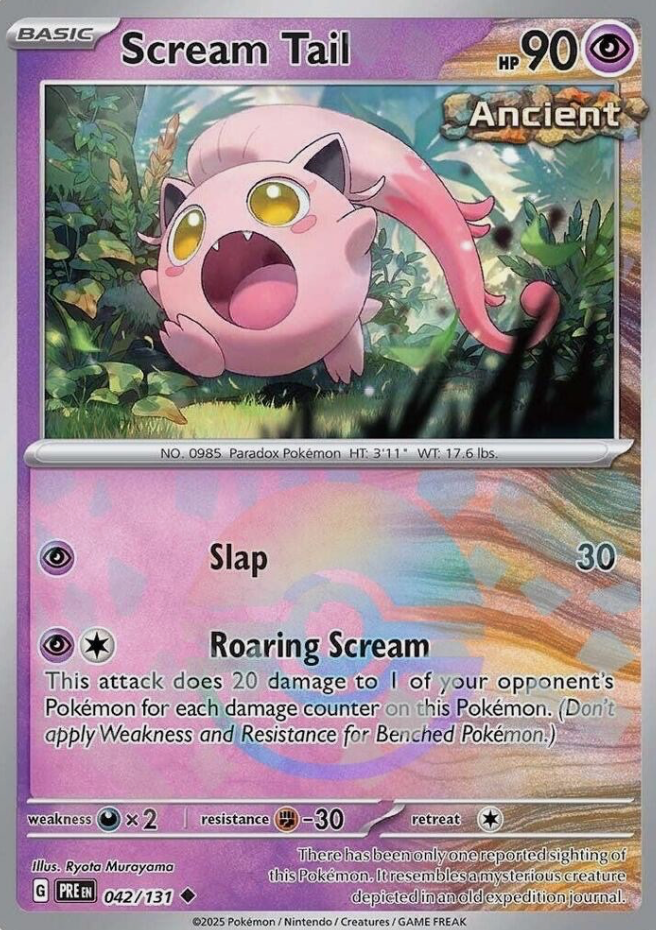 Scream Tail 042/131 Poke Ball