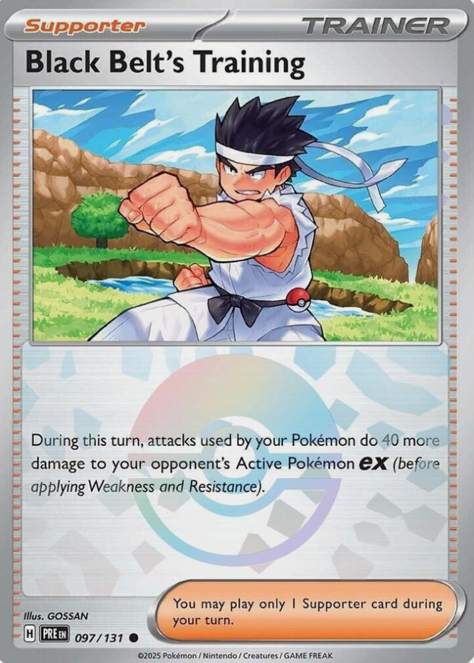 Black belt's training 097/131 Poke Ball