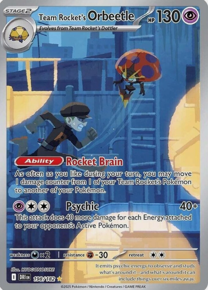 Team Rocket's Orbeetle 198/182