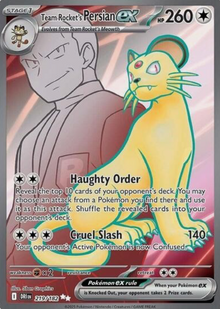 Team Rocket's Persian EX 219/182