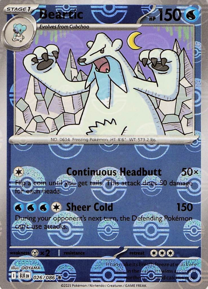 Beartic 026/086 Poke Ball
