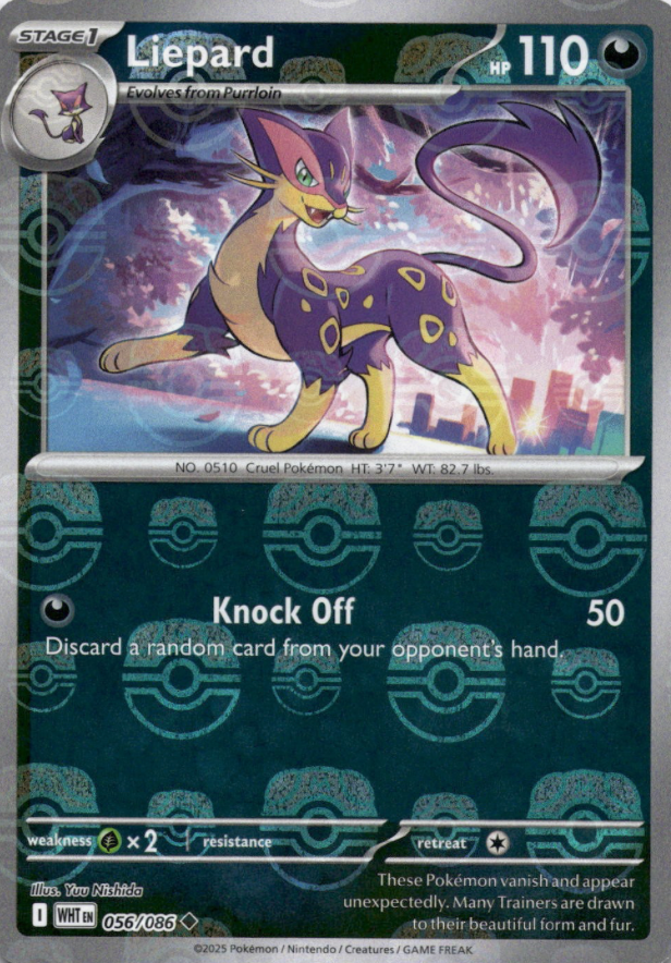 Liepard 056/086 Master Ball
