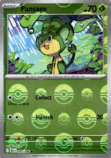 Pansage 004/086 Poke Ball