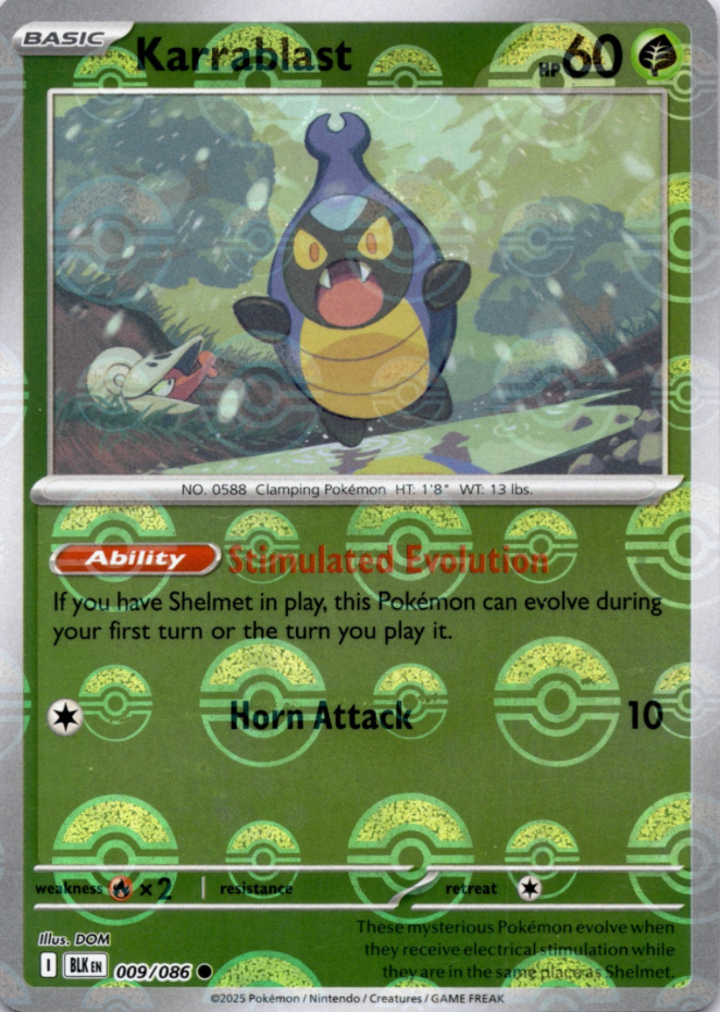 Karrablast 009/086 Poke Ball