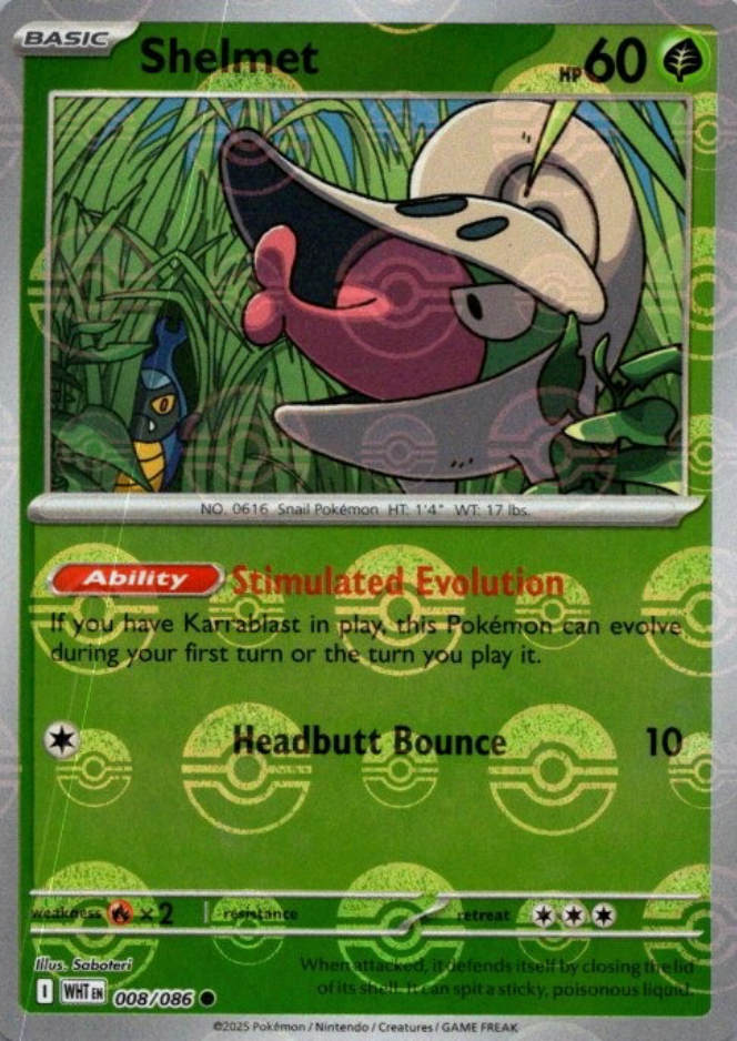 Shelmet 008/086 Poke Ball