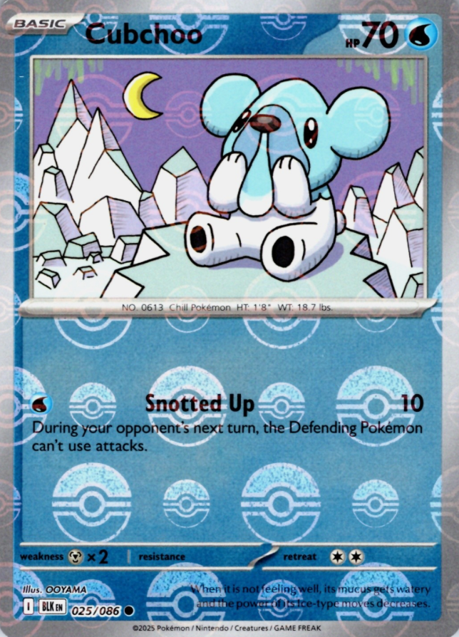 Cubchoo 025/086 Poke Ball
