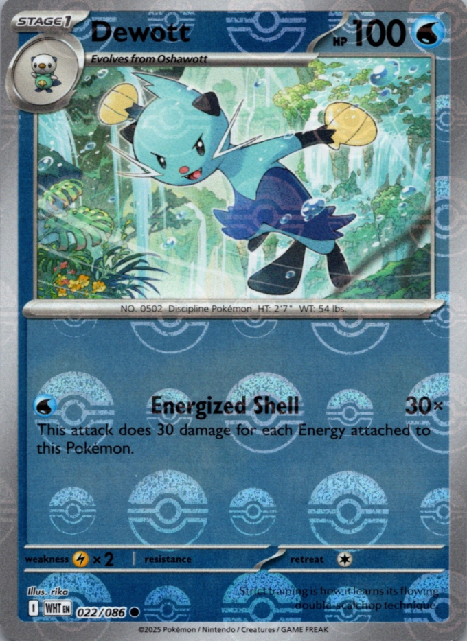 Dewott 022/086 Poke Ball