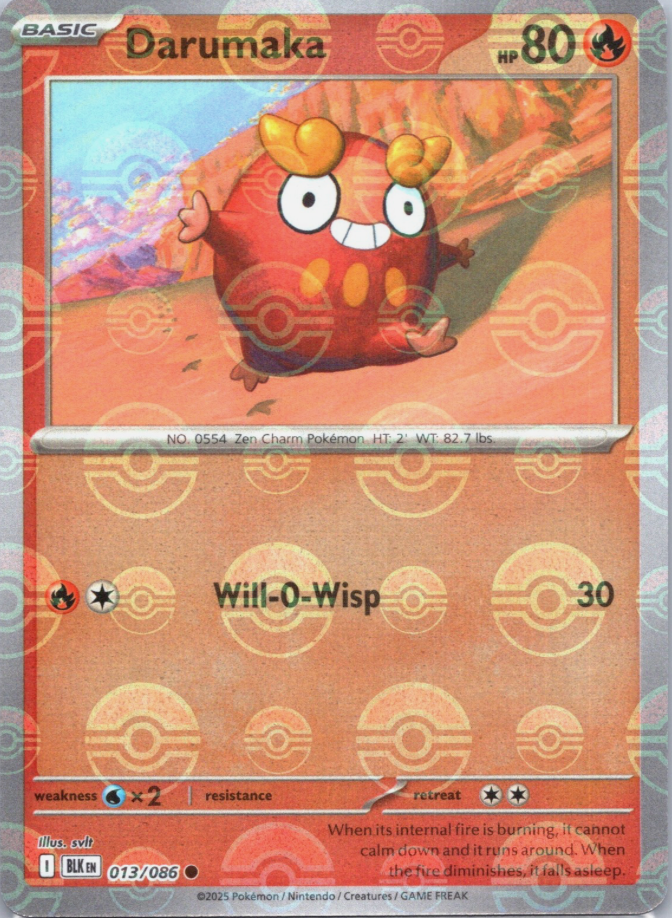 Darumaka 013/086 Poke Ball