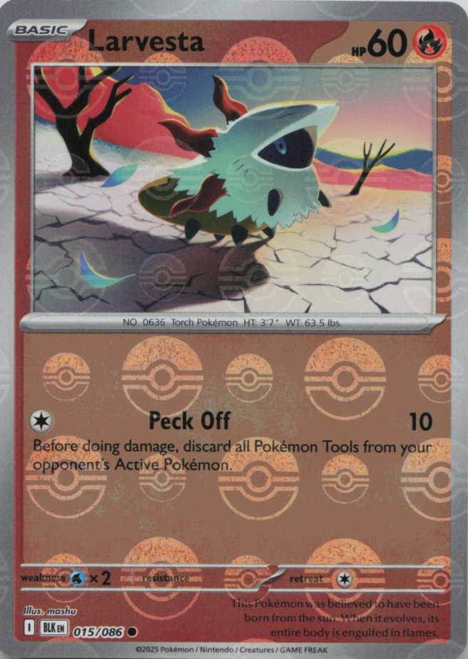Larvesta 015/086 Poke Ball