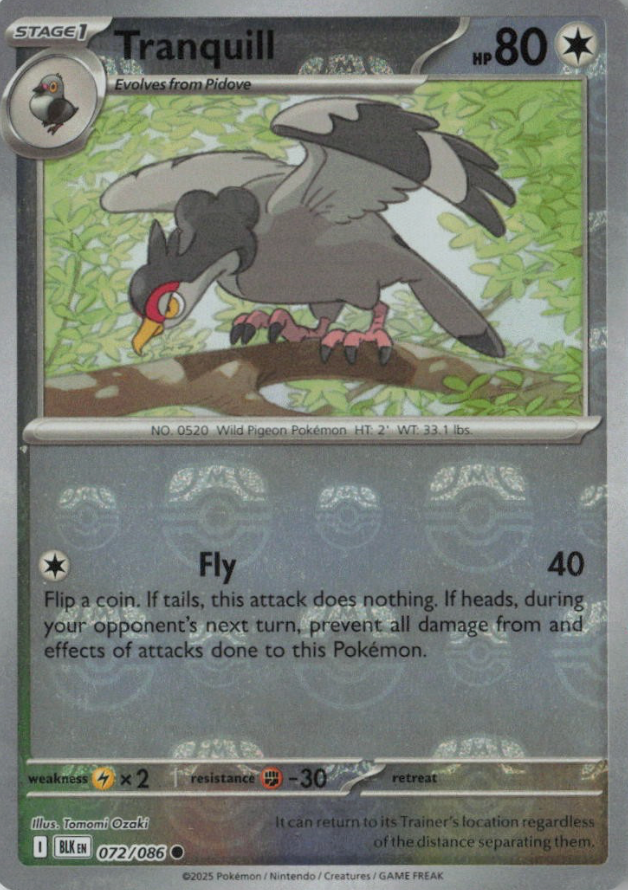 Tranquill 072/086 Master Ball
